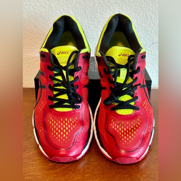 OASICS  FLUIDRIDE T547N RED, GREEN & BLACK SNEAKERS SIZE
8 US - Picture 5 of 8